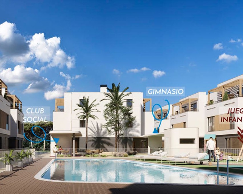 Vile 5 cam, 2 etaje, Huelva